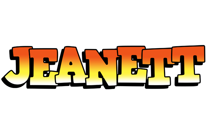 Jeanett sunset logo