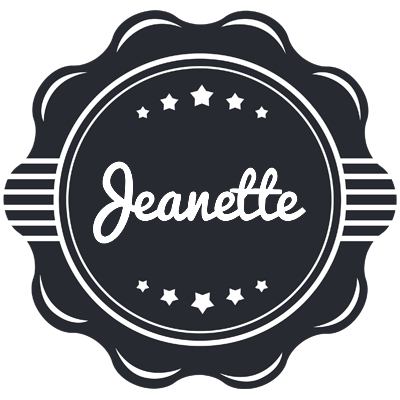 Jeanette badge logo