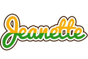 Jeanette banana logo