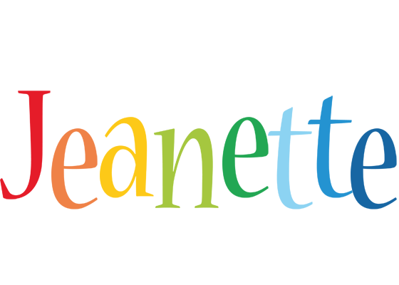 Jeanette birthday logo