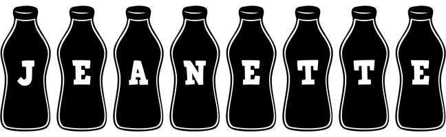 Jeanette bottle logo