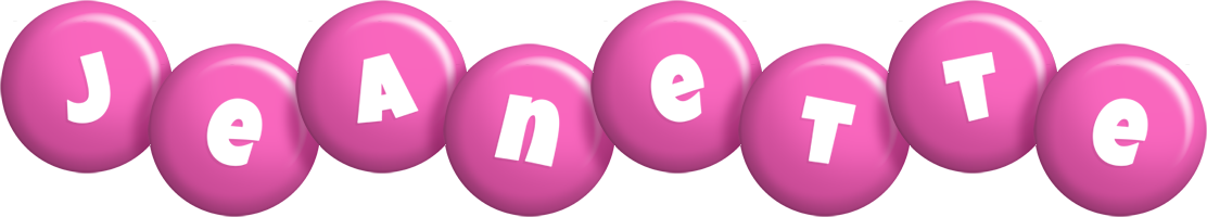 Jeanette candy-pink logo