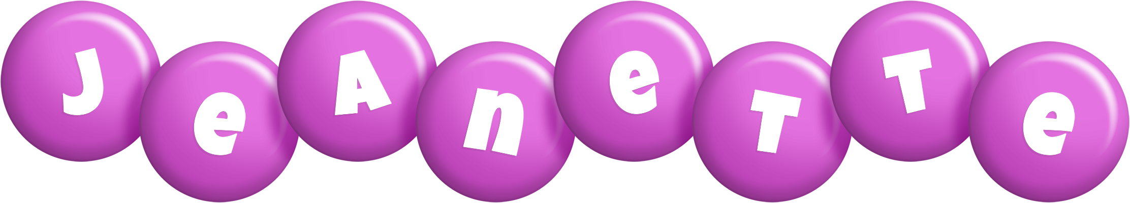 Jeanette candy-purple logo