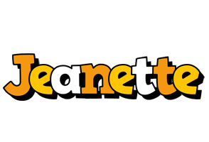 Jeanette cartoon logo