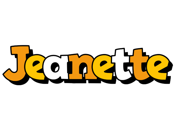 Jeanette cartoon logo