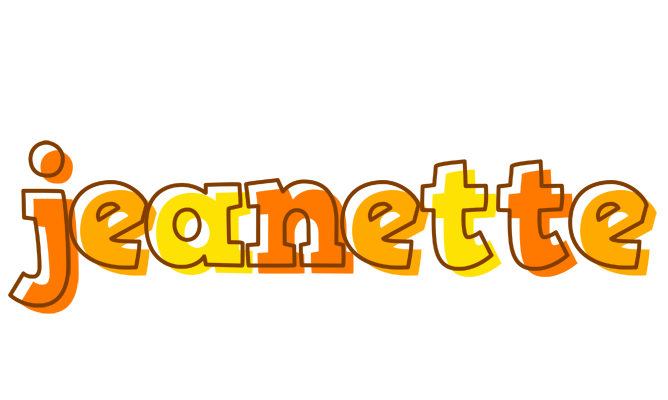 Jeanette desert logo