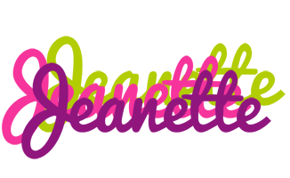 Jeanette flowers logo