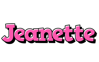 Jeanette girlish logo