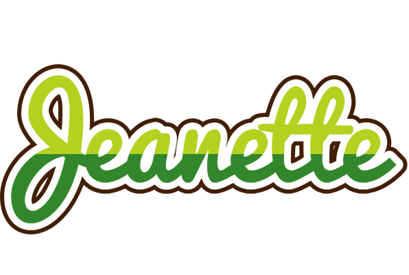Jeanette golfing logo