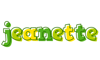 Jeanette juice logo