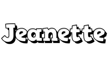 Jeanette snowing logo