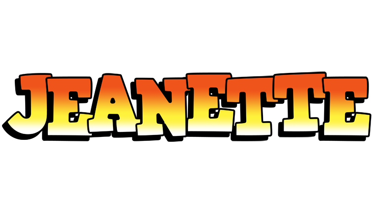 Jeanette sunset logo