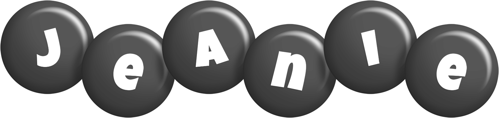 Jeanie candy-black logo