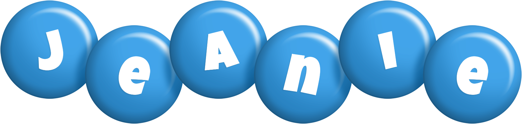 Jeanie candy-blue logo
