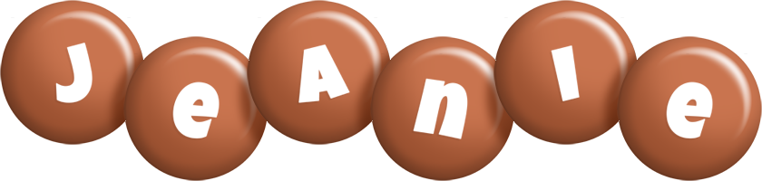 Jeanie candy-brown logo