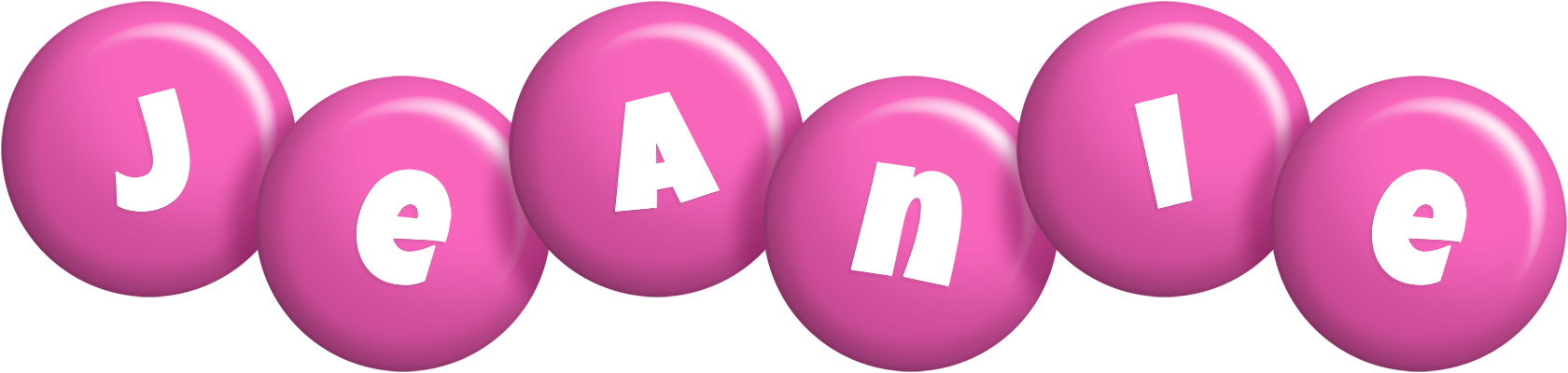 Jeanie candy-pink logo