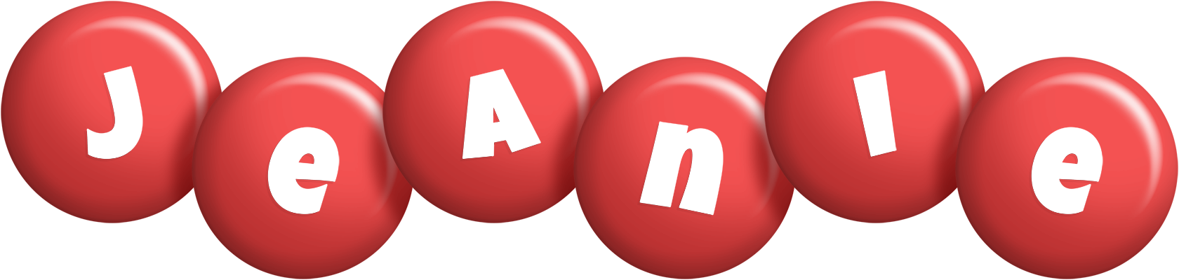 Jeanie candy-red logo