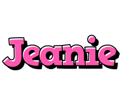 Jeanie girlish logo