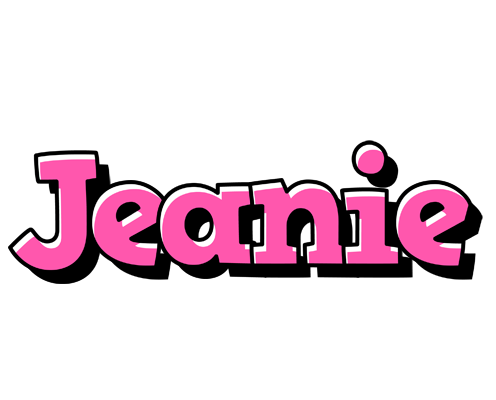 Jeanie girlish logo