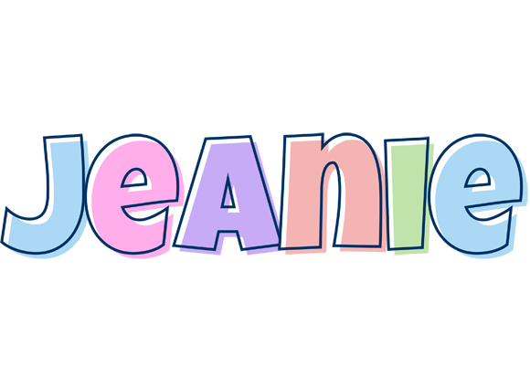 Jeanie pastel logo