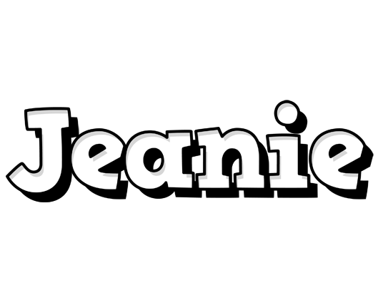 Jeanie snowing logo