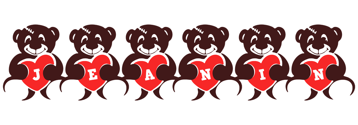 Jeanin bear logo