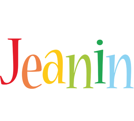 Jeanin birthday logo