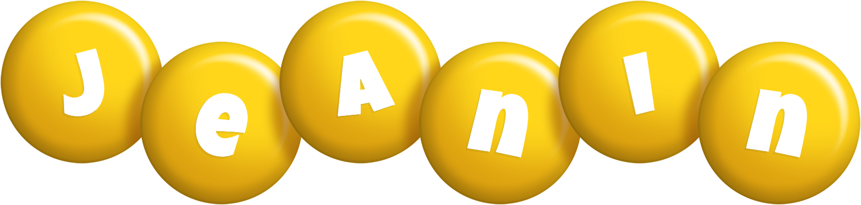 Jeanin candy-yellow logo