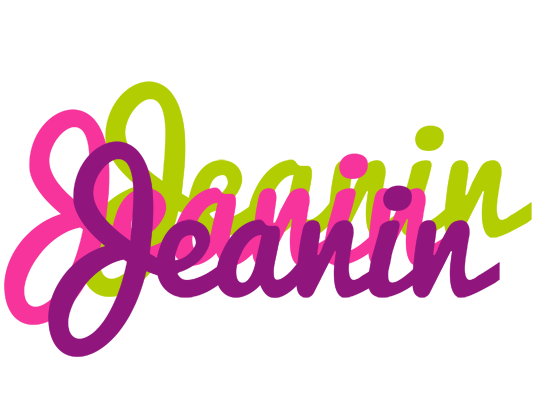 Jeanin flowers logo