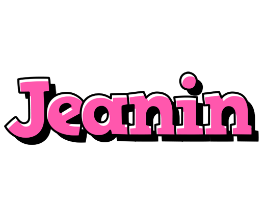 Jeanin girlish logo