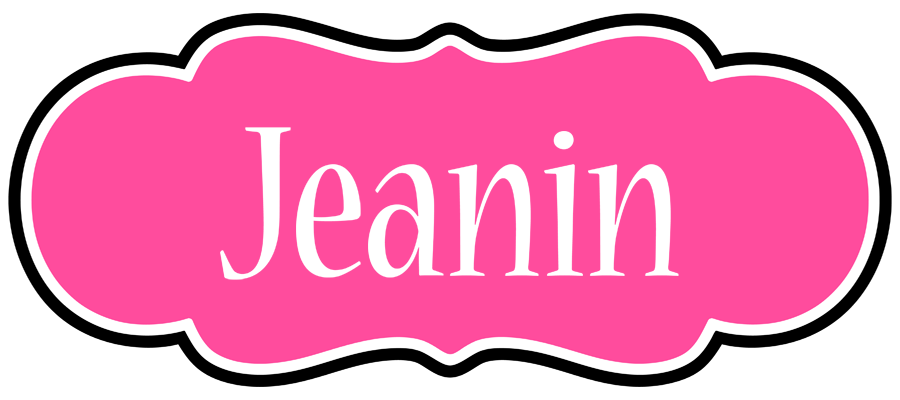 Jeanin invitation logo