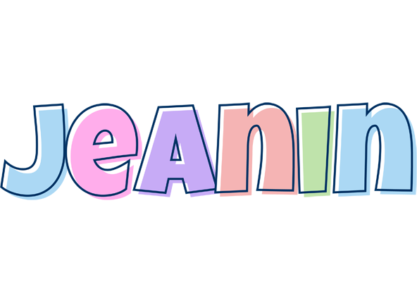 Jeanin pastel logo