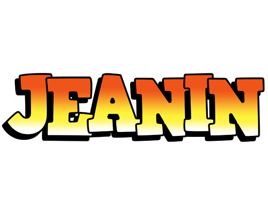 Jeanin sunset logo
