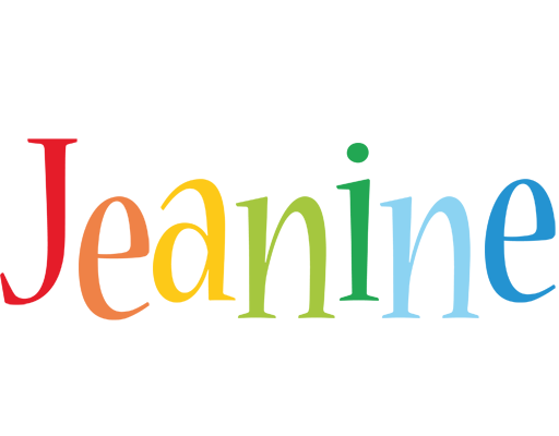Jeanine birthday logo