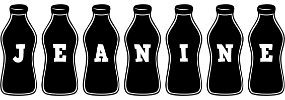 Jeanine bottle logo