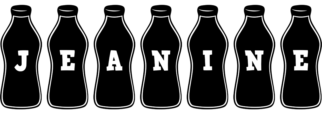 Jeanine bottle logo