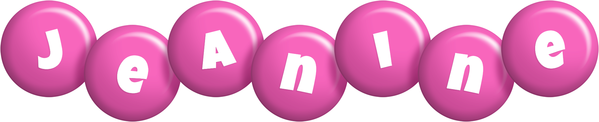 Jeanine candy-pink logo