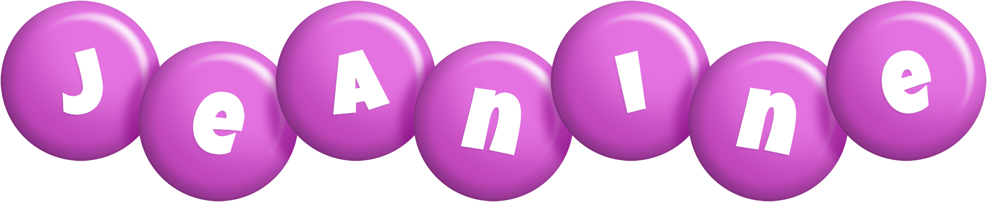 Jeanine candy-purple logo