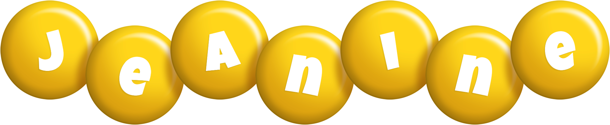 Jeanine candy-yellow logo