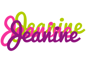 Jeanine flowers logo