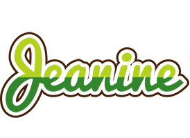 Jeanine golfing logo