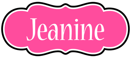 Jeanine invitation logo