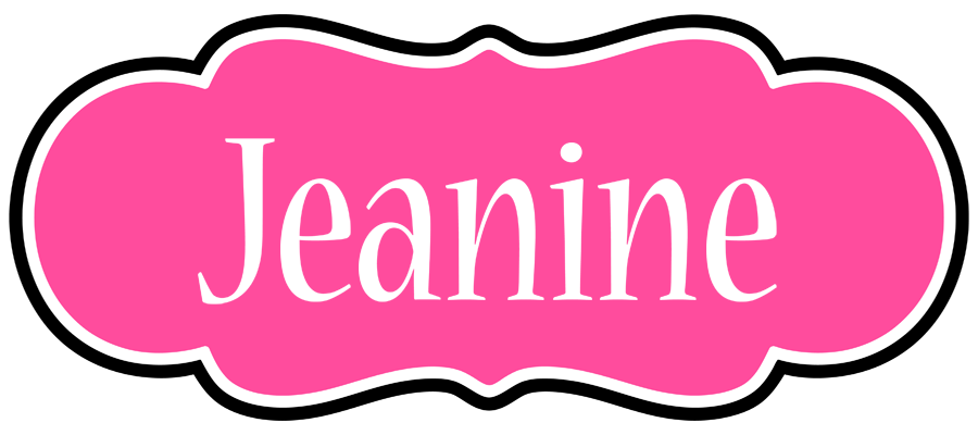 Jeanine invitation logo