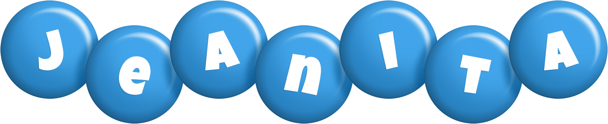 Jeanita candy-blue logo