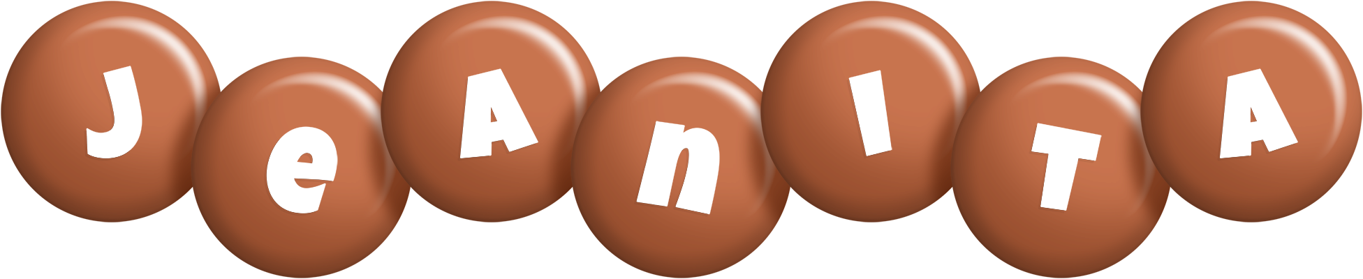Jeanita candy-brown logo