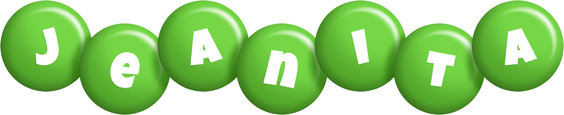 Jeanita candy-green logo