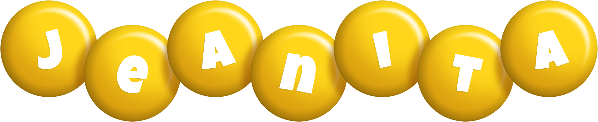 Jeanita candy-yellow logo