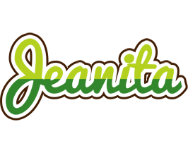 Jeanita golfing logo