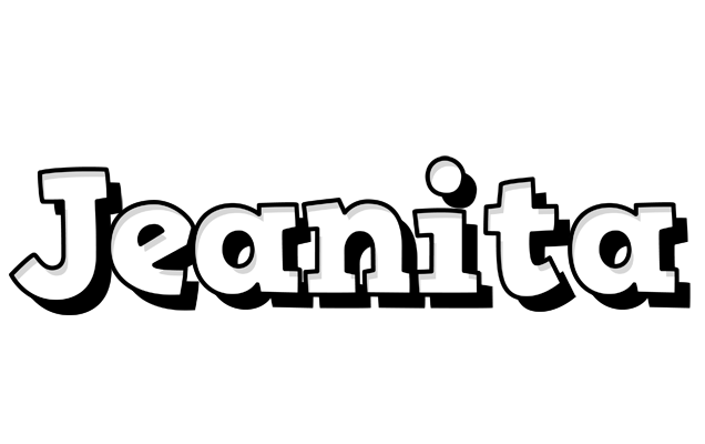 Jeanita snowing logo