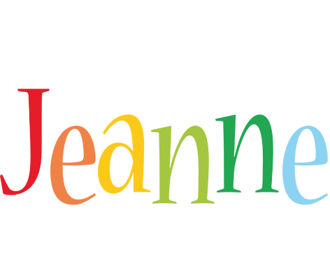 Jeanne birthday logo
